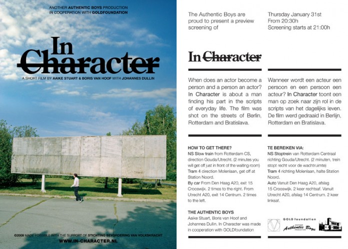 Short film: In Character